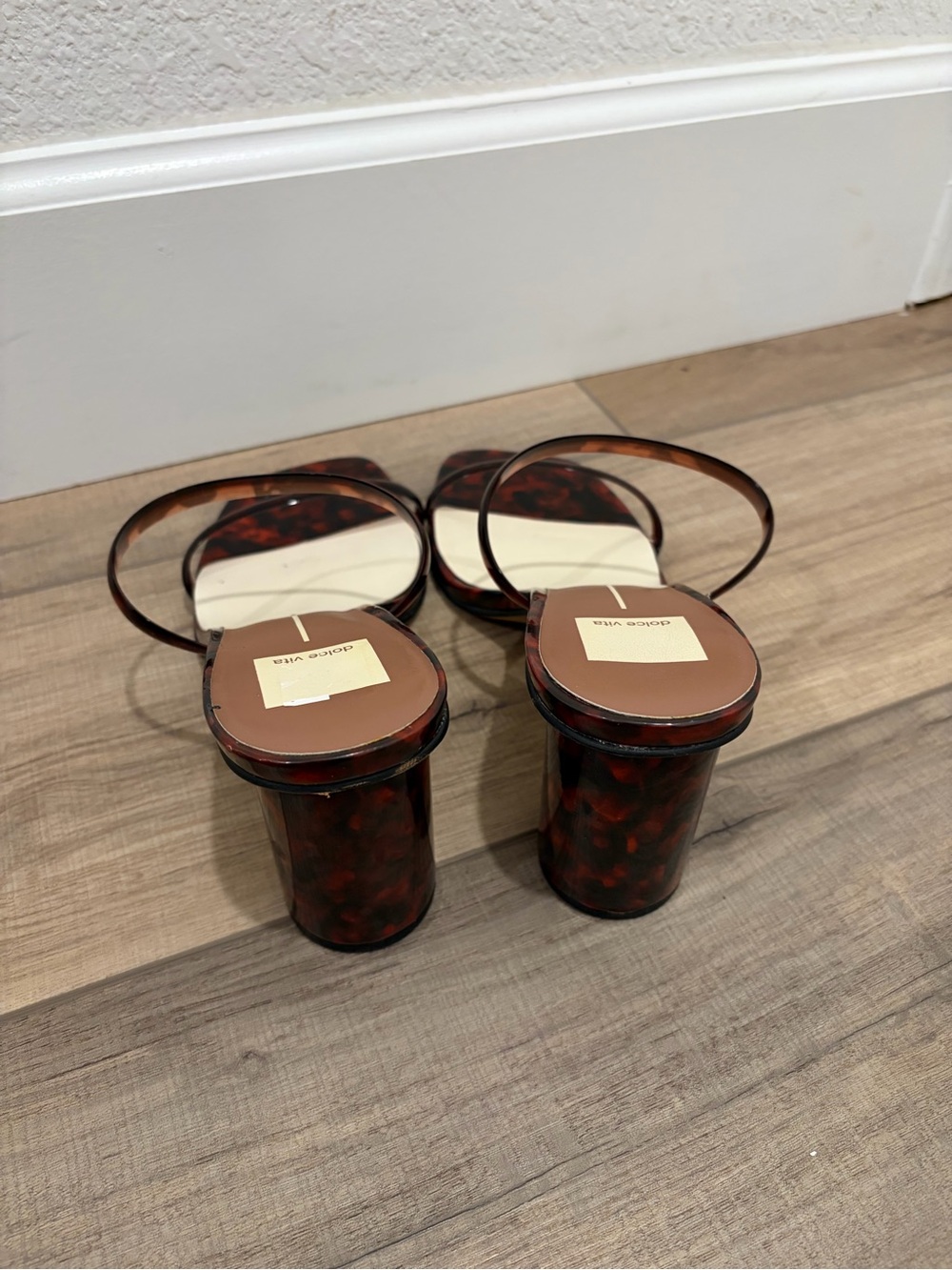 Dolce Vita Tortoiseshell jelly Heels size 9.5 - Picture 3 of 5